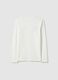 White pure cotton regular fit t-shirt for boys_4
