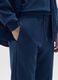 Boys' blue pure cotton jogger trousers with regular fit_2