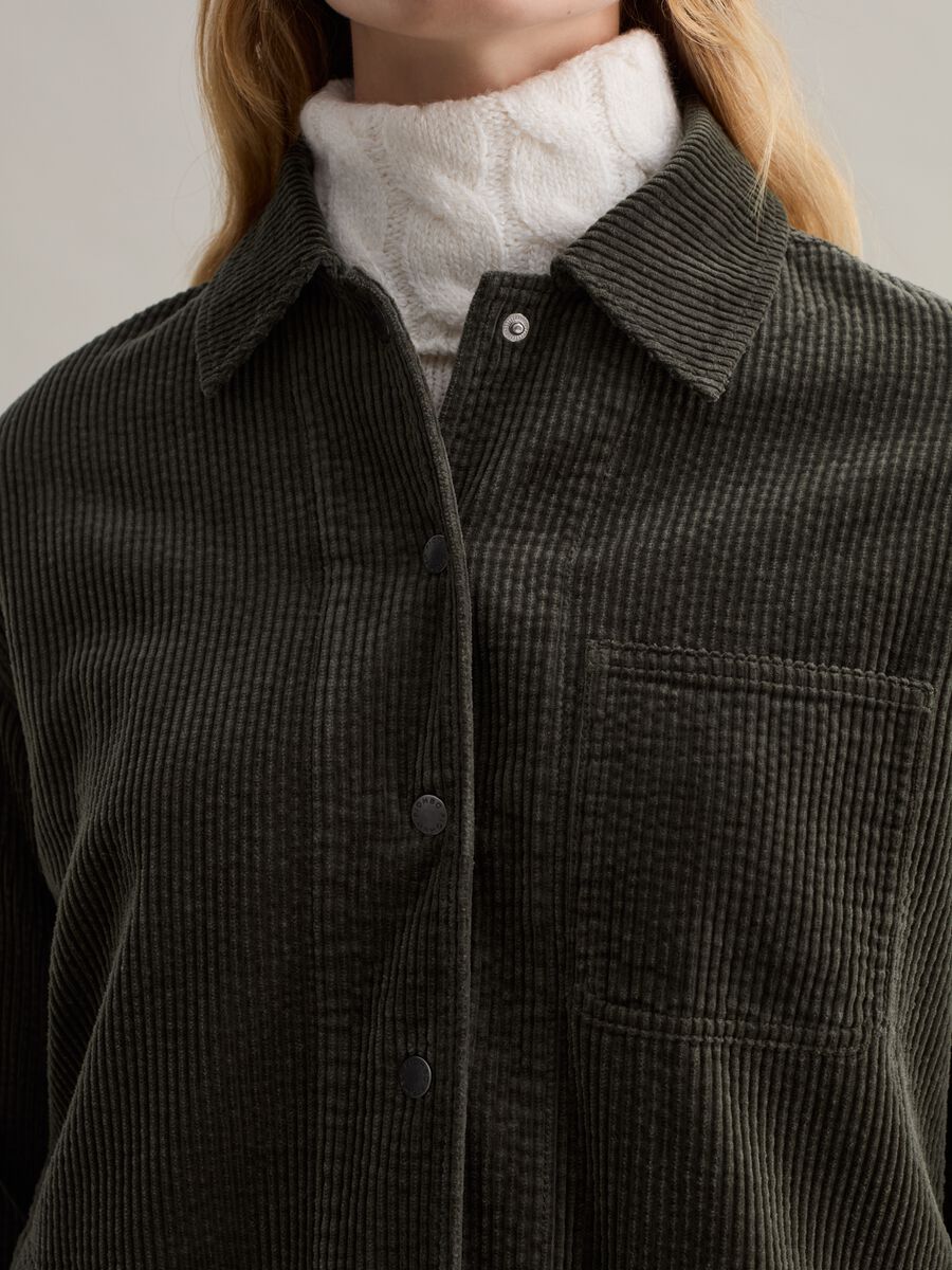 Corduroy shacket with pocket_2