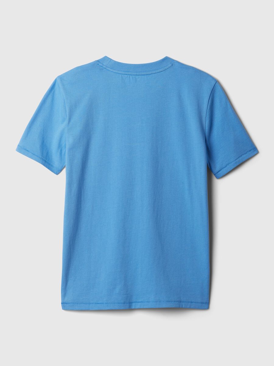 T-shirt in cotone con ricamo e logo_1