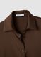 Camicia marrone regular fit con colletto classico_1