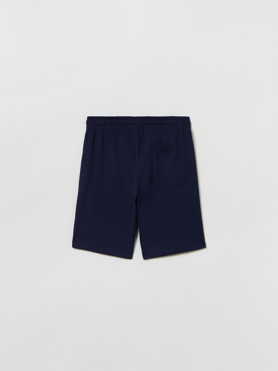 Jersey shorts with drawstring_1
