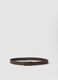 Brown belt with pin buckle_0