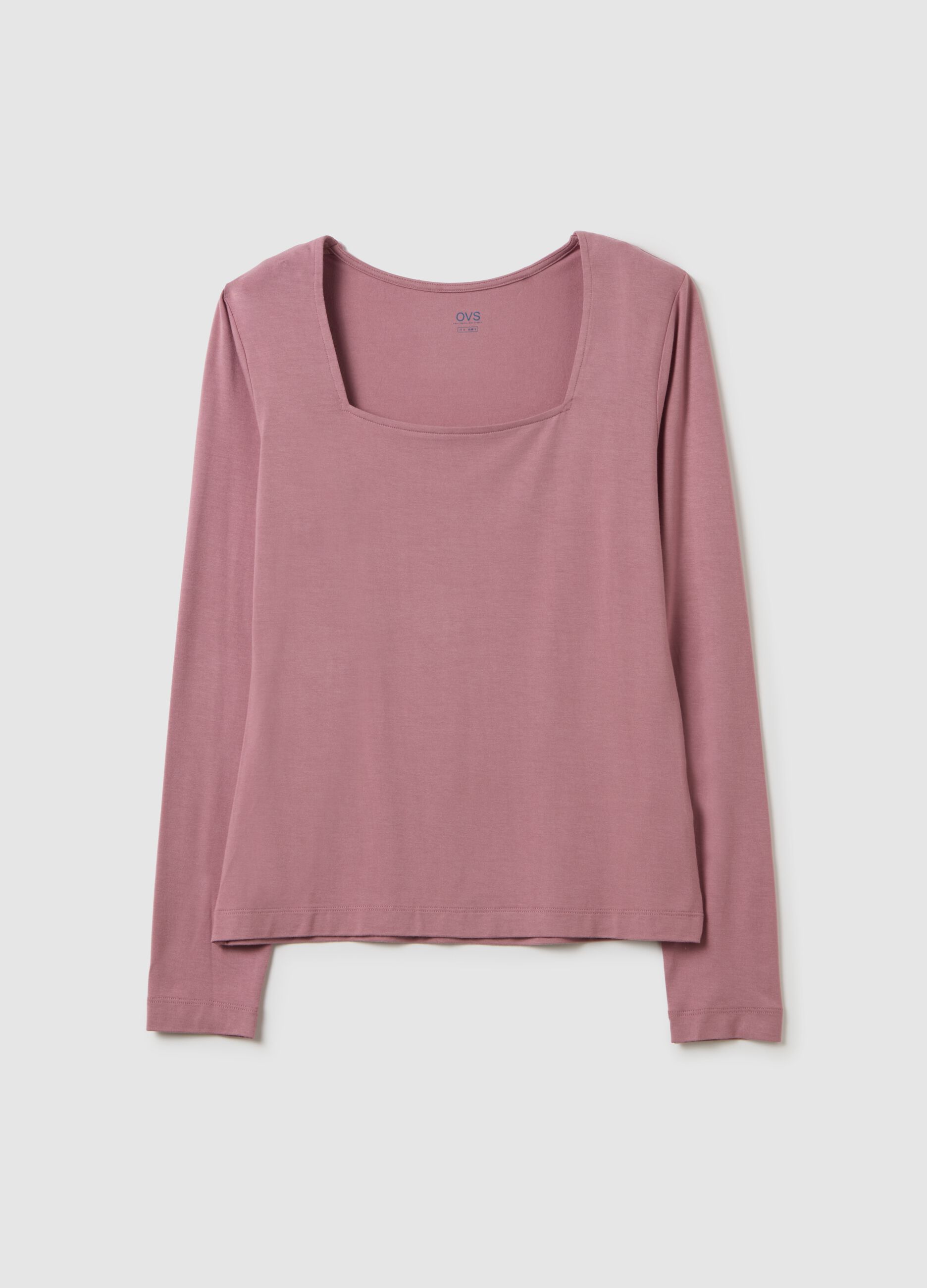 Pink Stretch Viscose Top