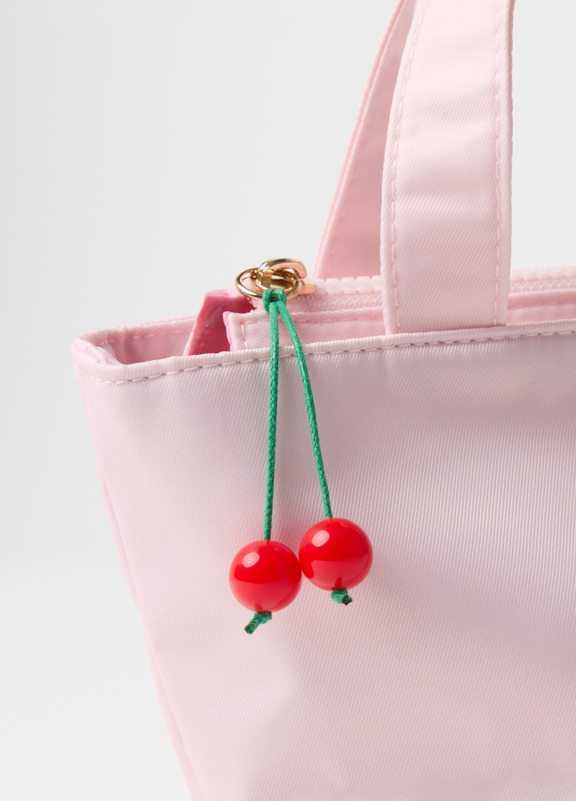 Borsa piccola con charm ciliegie