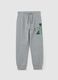 Joggers with drawstring and "ATHLETIC 25” print_0