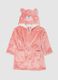 Pink Hooded Bathrobe_0