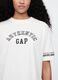 White cotton cropped T-shirt from Gap_3