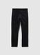 Boy's black trousers in cotton blend regular fit_4
