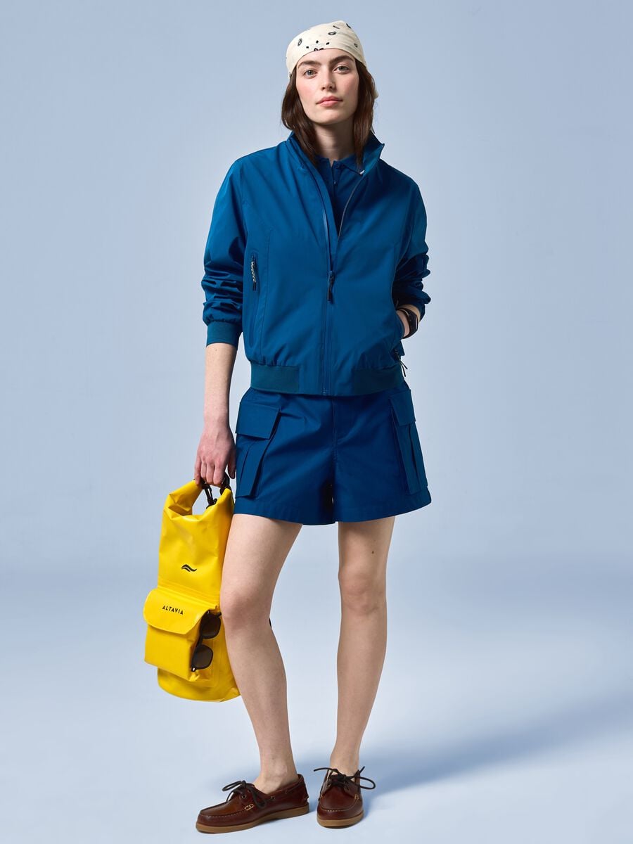 ALTAVIA SAILING blue windproof sports jacket with zip_1