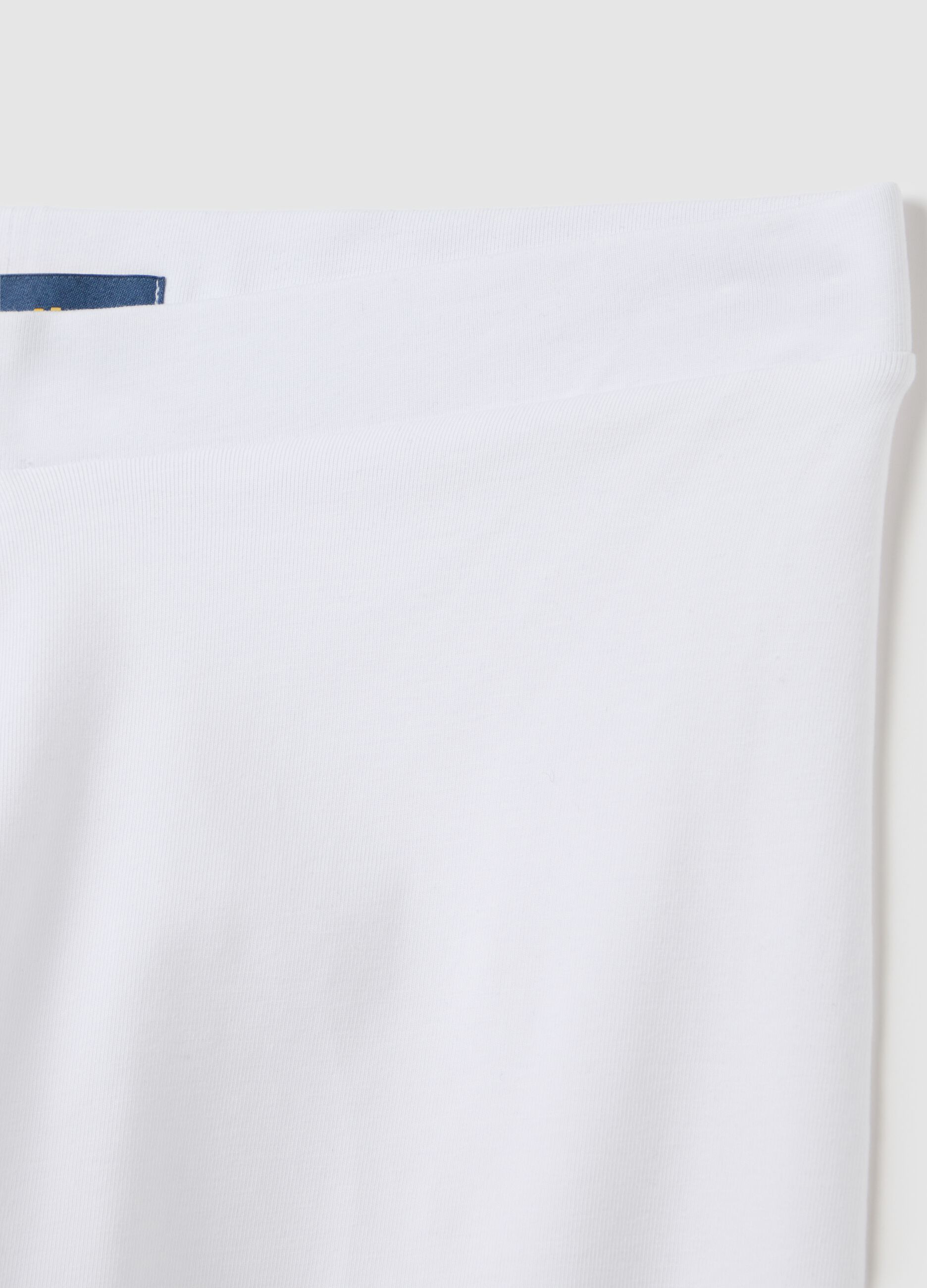 Leggings da donna  bianco regular fit