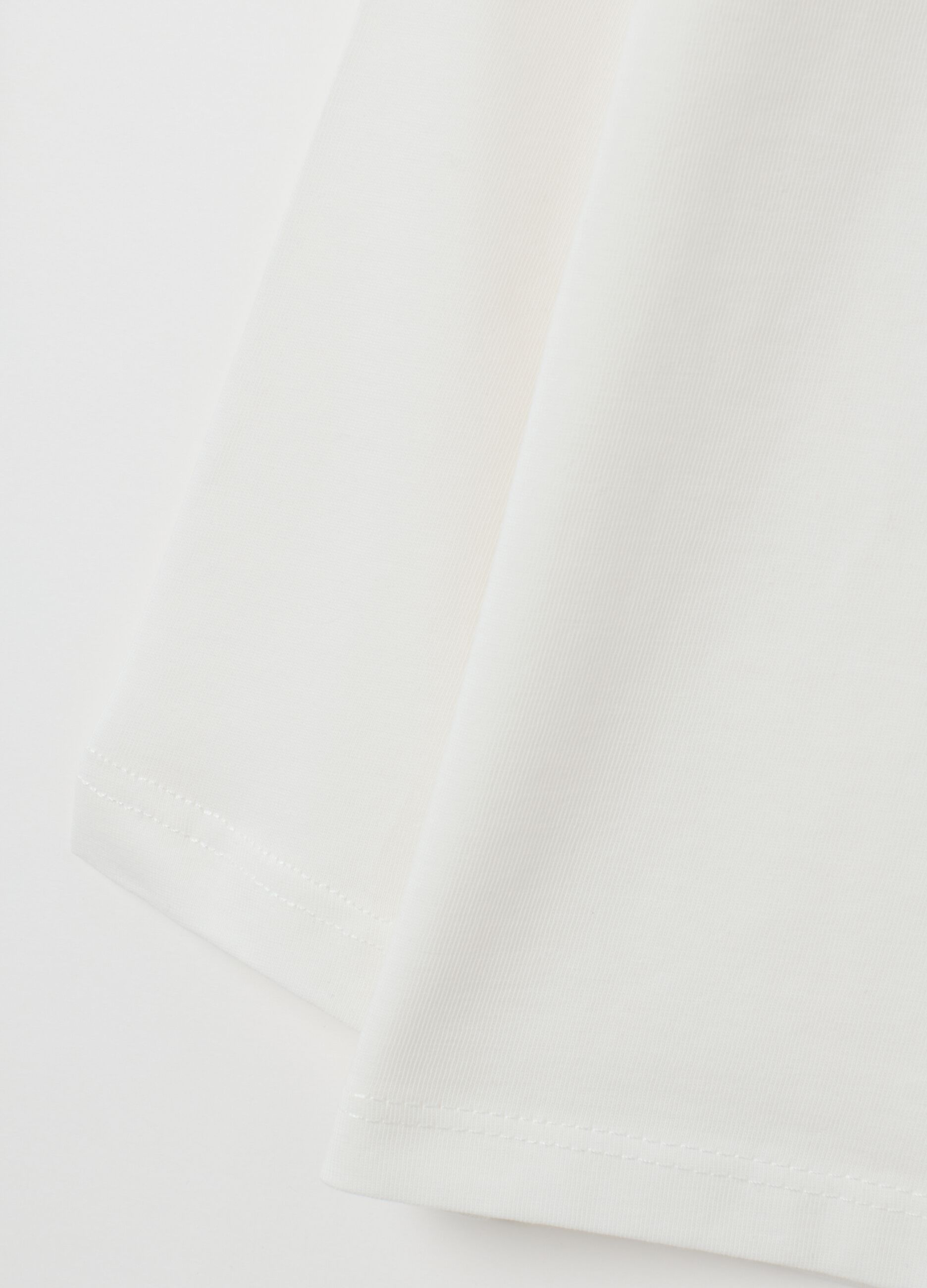 White pure cotton child's shirt