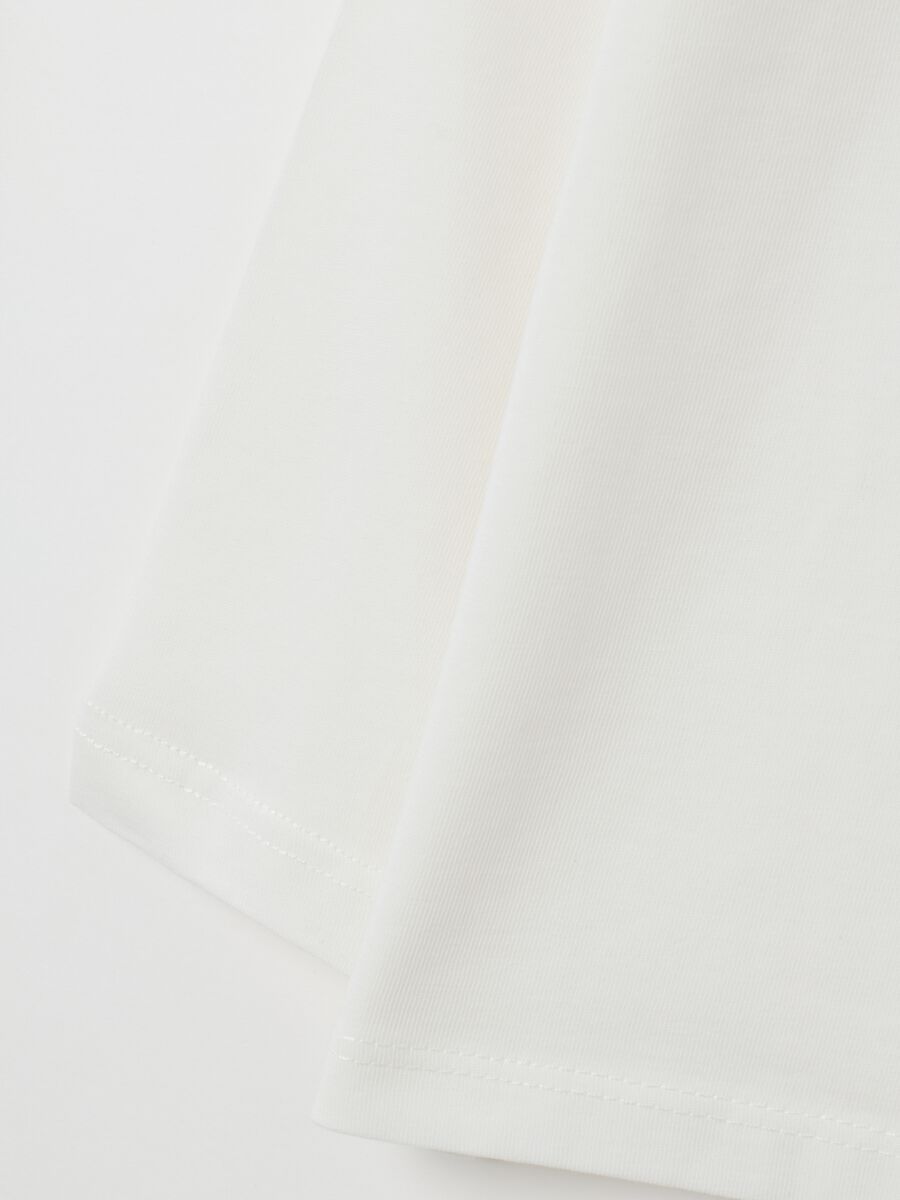 White pure cotton child's shirt_3