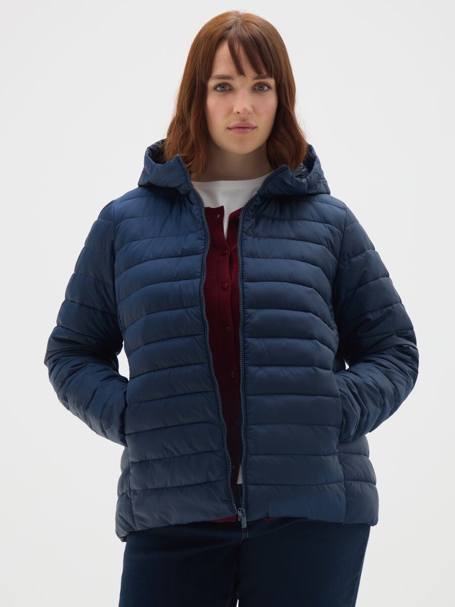 Blue Regular Fit Jacket_0