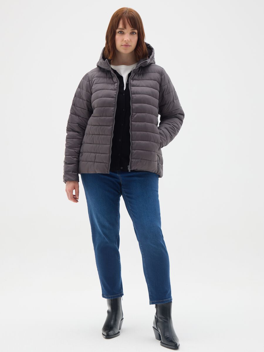 Grey Regular Fit Jacket_1