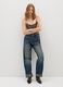 Body in tessuto elasticizzato marrone fitted_1