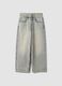 Light-wash pure cotton skater-fit denim jeans for boys_0