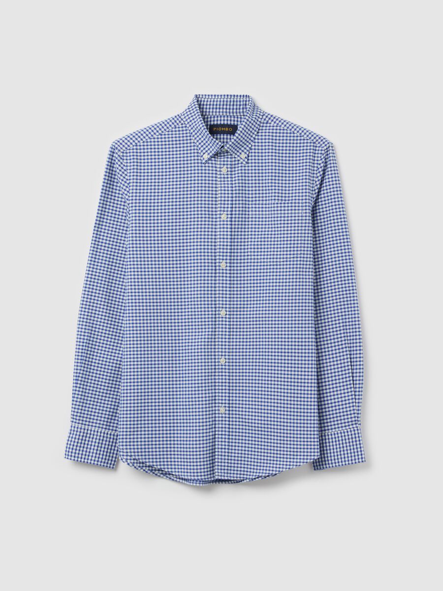 Check shirt in Oxford cotton_4