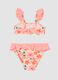 Multicoloured floral baby girls&rsquo; stretch fabric bikini_1