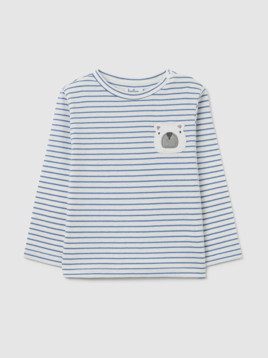 Multicolour striped pure cotton regular fit shirt for boys_0