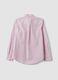 Pink striped poplin shirt, regular fit_6