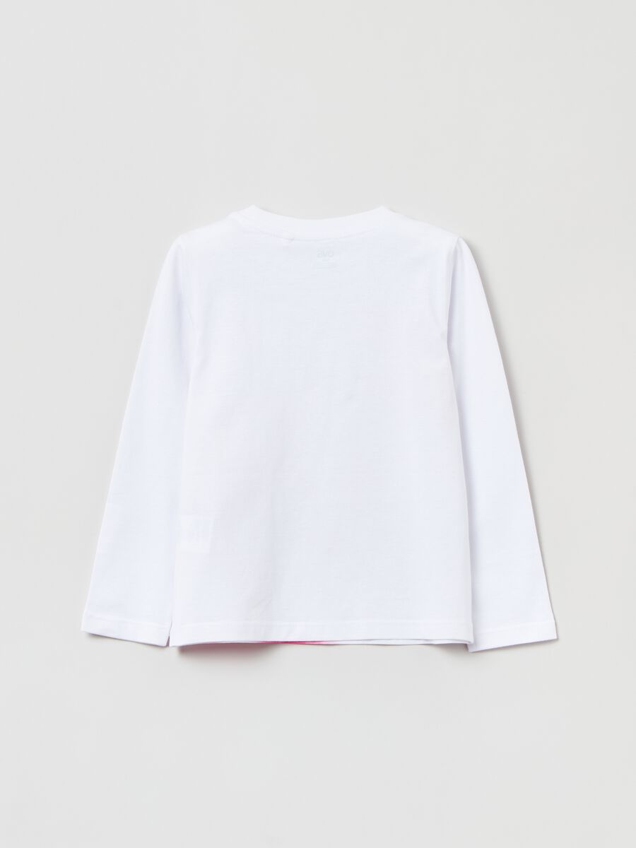 T-shirt a maniche lunghe in cotone_1
