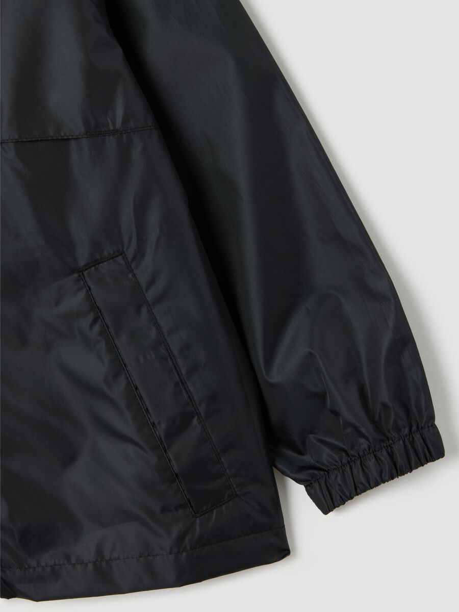 Girls' black jacket regular fit_7