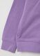 Girls' sweatshirt in pure purple cotton with regular fit_2