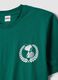 Green short-sleeve pure cotton T-shirt_1