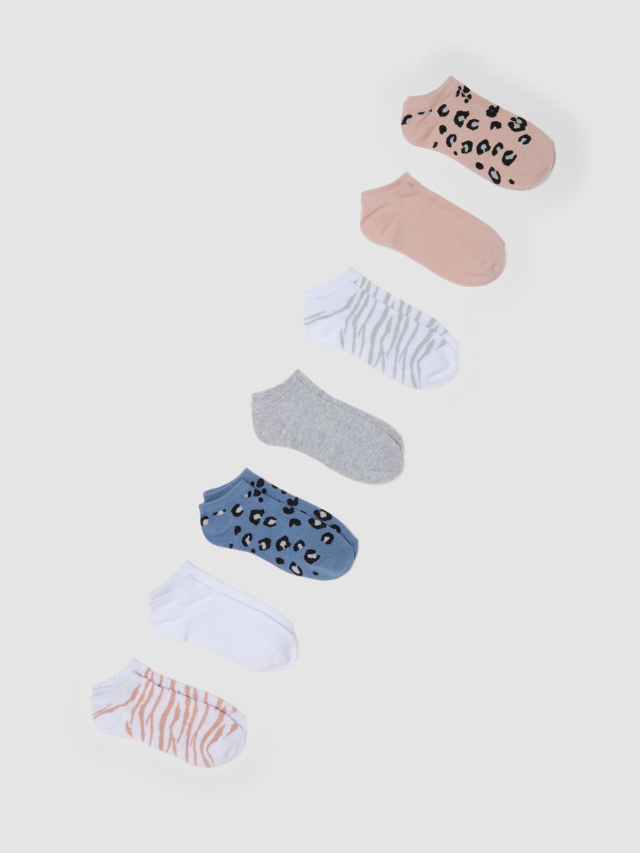 Seven-pack of pink organic cotton socks_0