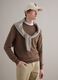 Brown Sweater in Pure Cotton_0