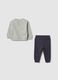 Multicolour pure cotton sweatshirt and trousers set for boys - regular fit_1