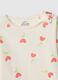 Multi-coloured regular fit pure cotton pyjamas with hearts for infants_1