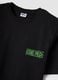 Black One Piece print T-shirt in pure cotton, relaxed fit_5