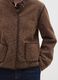 Brown regular fit jacket with buttons and pockets_3