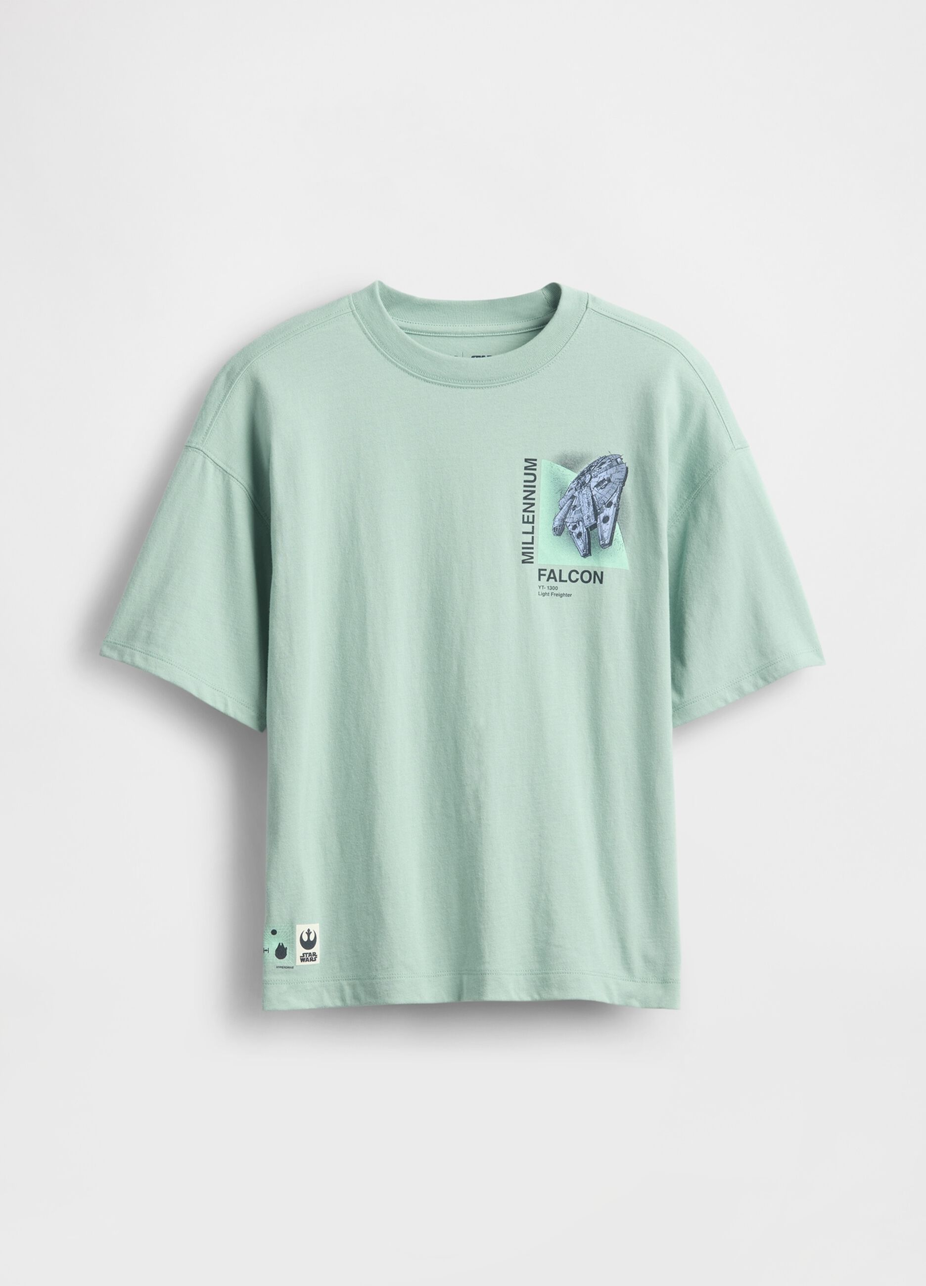 Millennium Falcon Green T-shirt