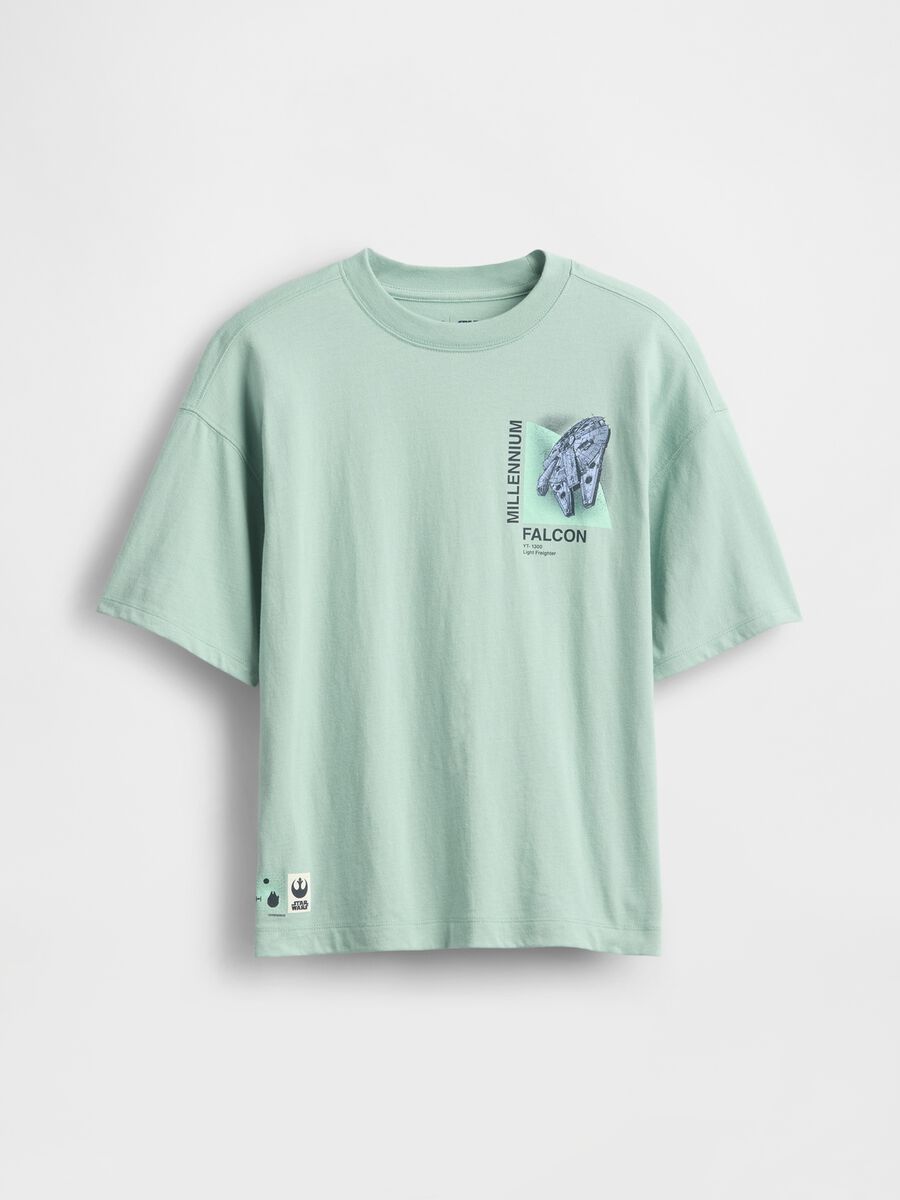 Millennium Falcon Green T-shirt_0