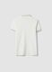 Boys' regular fit pure cotton white polo_4
