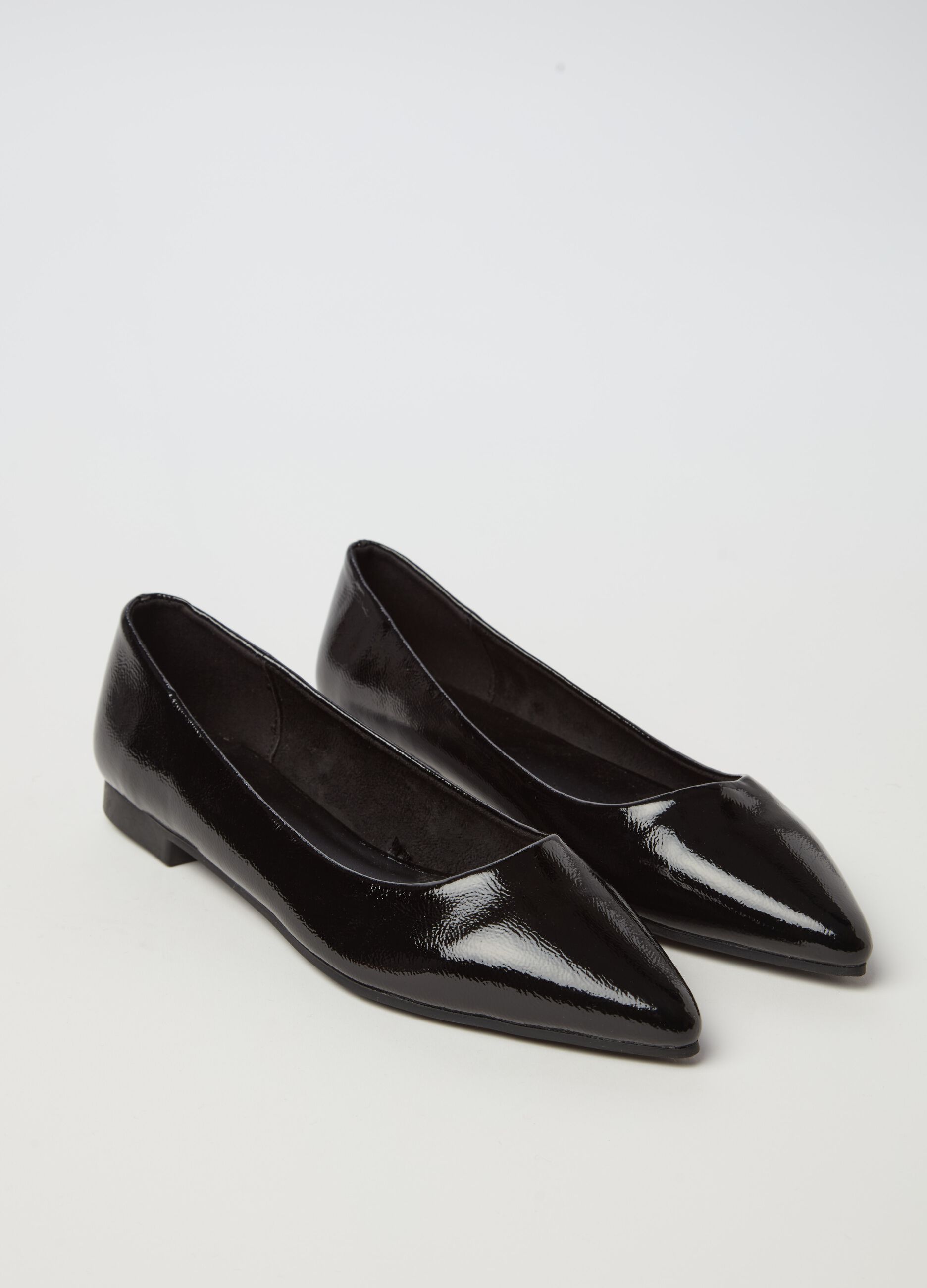 Ballerine a punta in vernice Nero da Donna OVS