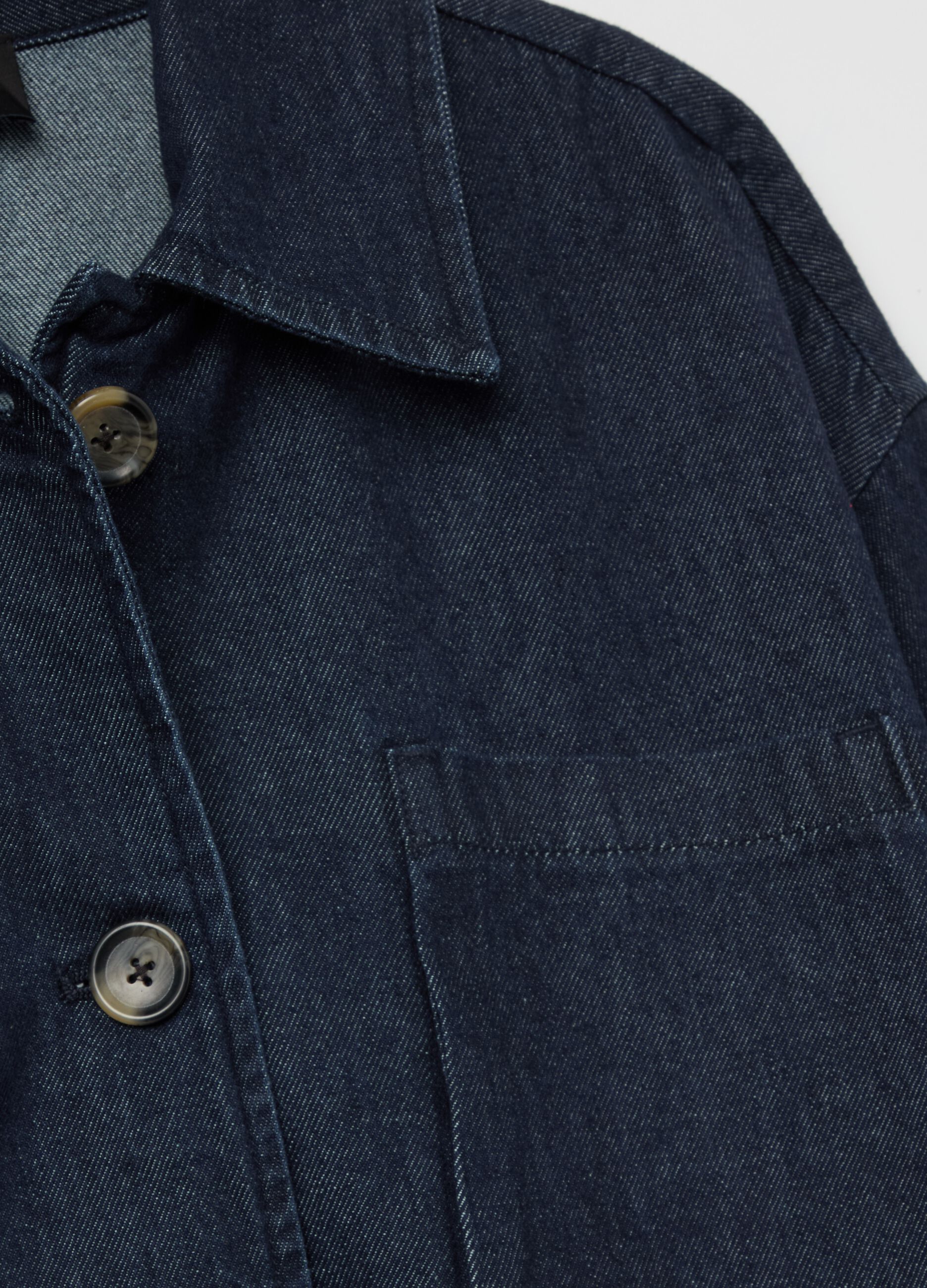 Giacca in denim con tasca