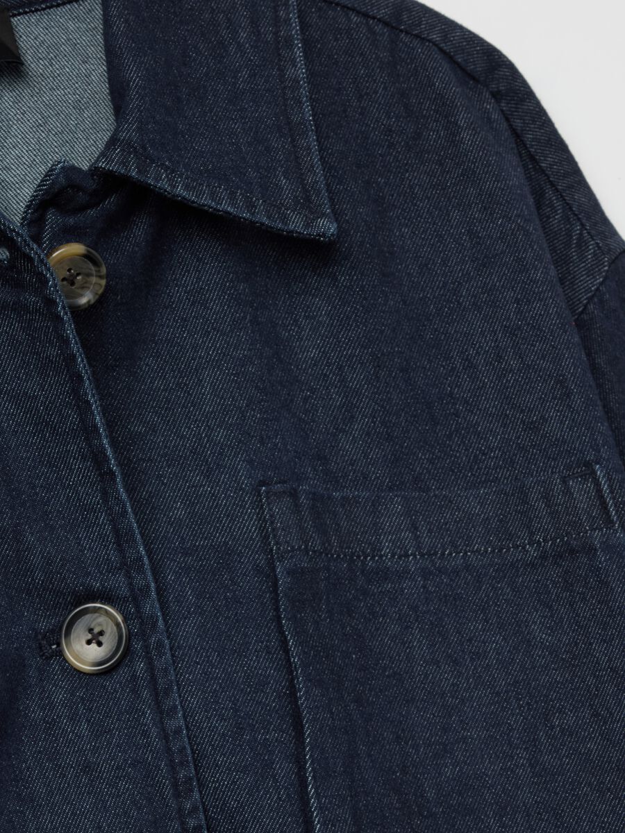 Giacca in denim con tasca_5