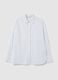 Oversize shirt in poplin with thin stripes_4