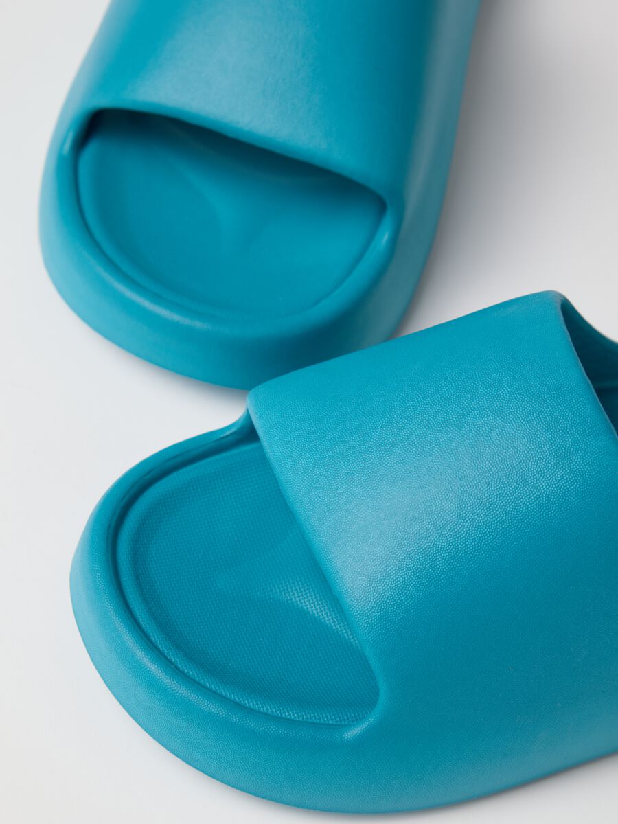 Women's Rubber Sandals in Blue_2