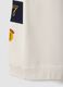 Felpa bianca in misto cotone con scollo a V a tema Harry Potter per bambino_3