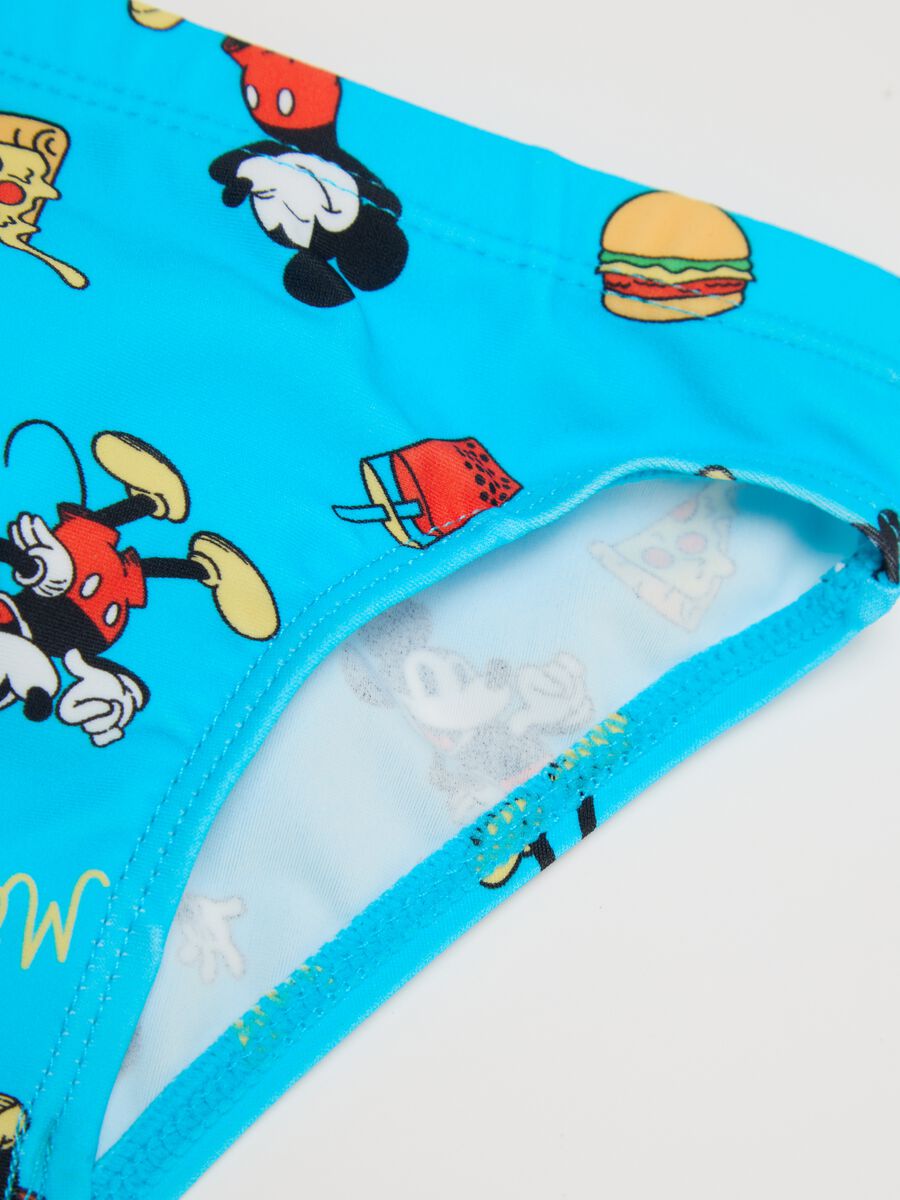 Boys’ swim briefs in light blue stretch fabric_2