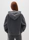 Grey Cotton Blend Hoodie Regular Fit_3