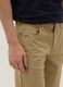 Beige regular-fit stretch cotton Bermuda shorts_3
