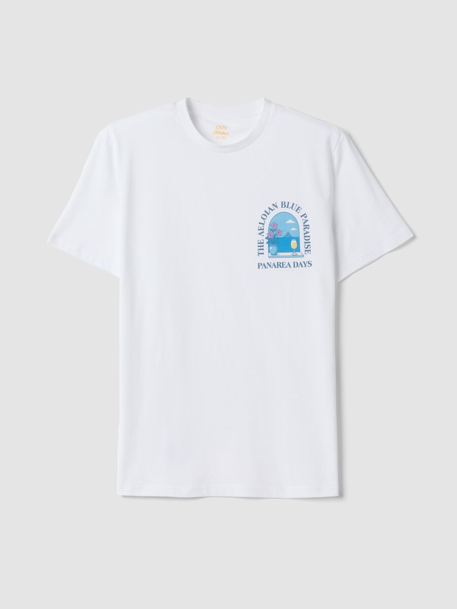 White short-sleeve pure cotton regular-fit T-shirt_4