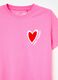T-shirt with heart print_5