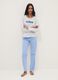 Multicolour organic cotton pyjamas regular fit with inscription_0